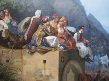 Einzug Konig Ottos von Griechenland dans Nauplia Peter von Hess guerre historique Peinture à l'huile
